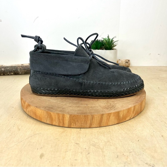UGG Shoes - UGG | Black Suede Women's Woodlyn Moc Size 8